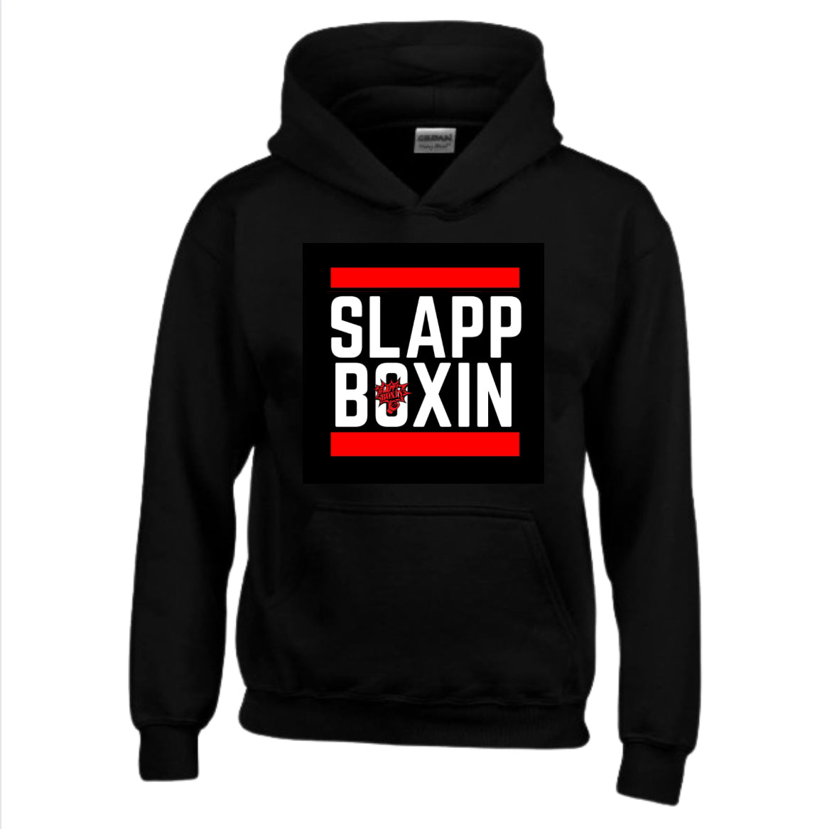 SLAPP BOXIN Old School Hip Hop Hoodie