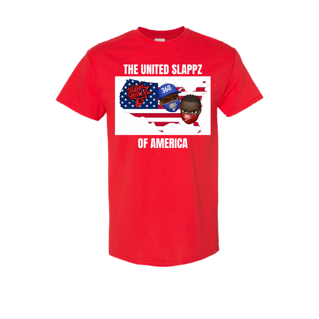 United Slappz of America- Red Tee